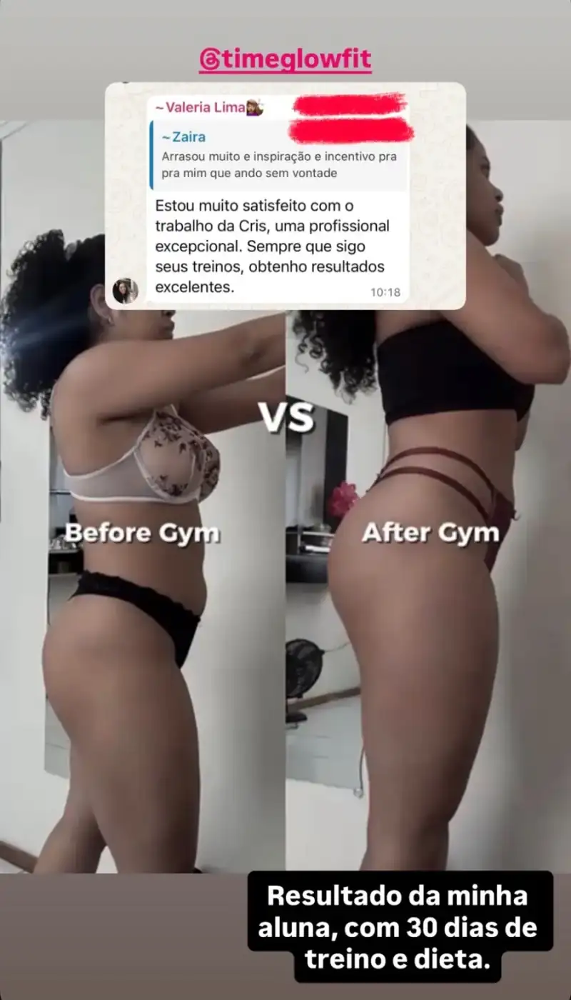 Transformação 3 do método GlowFit 6